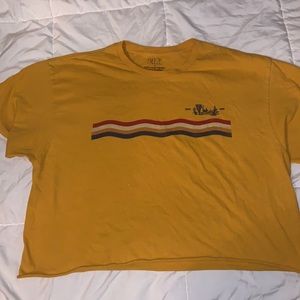 Yellow graphic tee